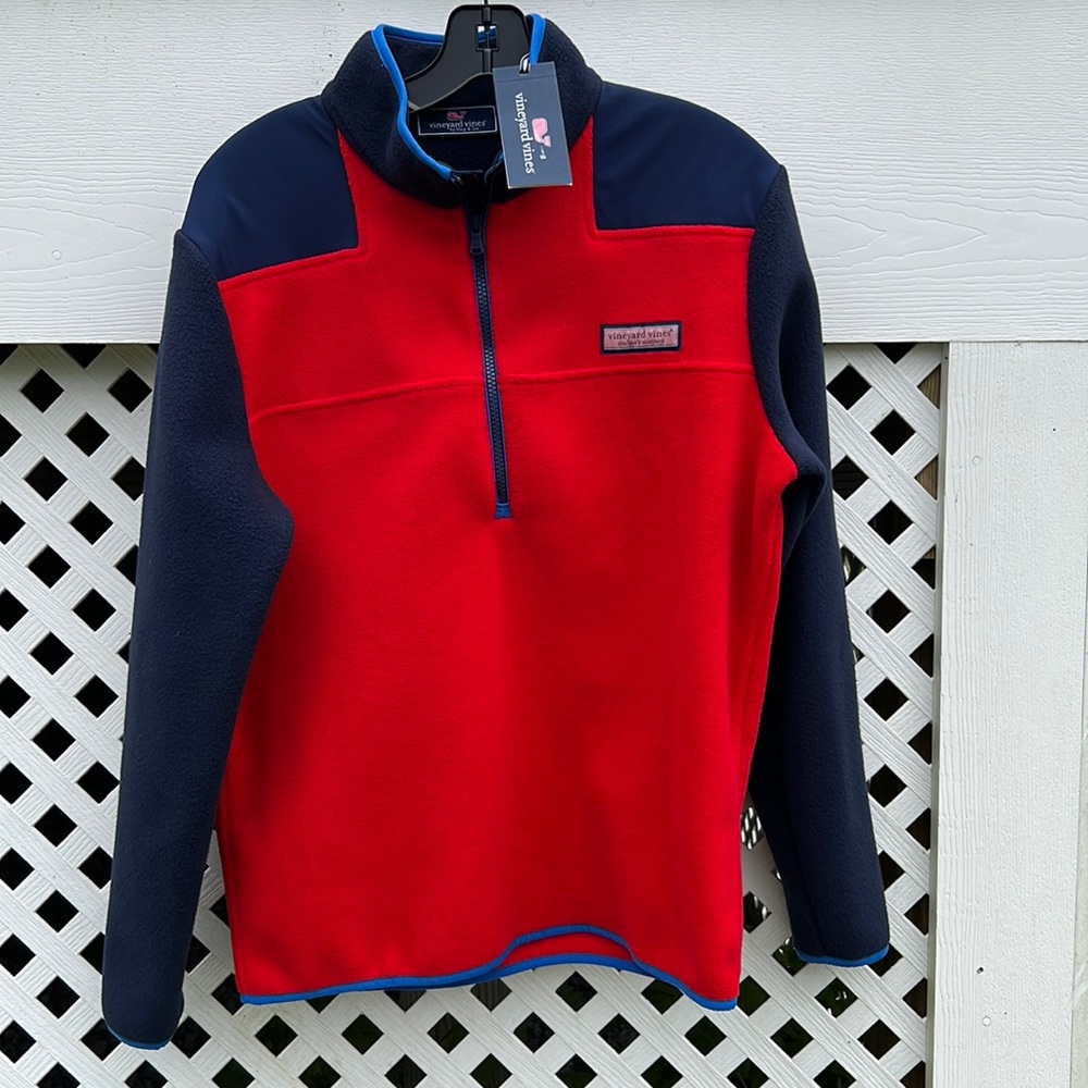 Vineyard Vines Quarter Zip Party Polar Fleece